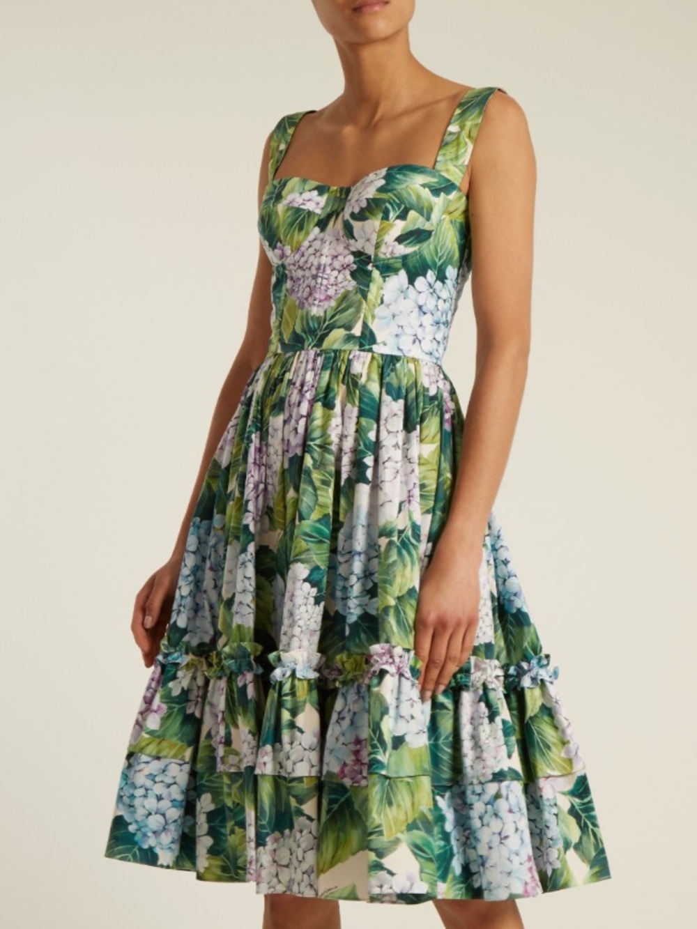 DOLCE & GABBANA HYDRANGEA DRESS